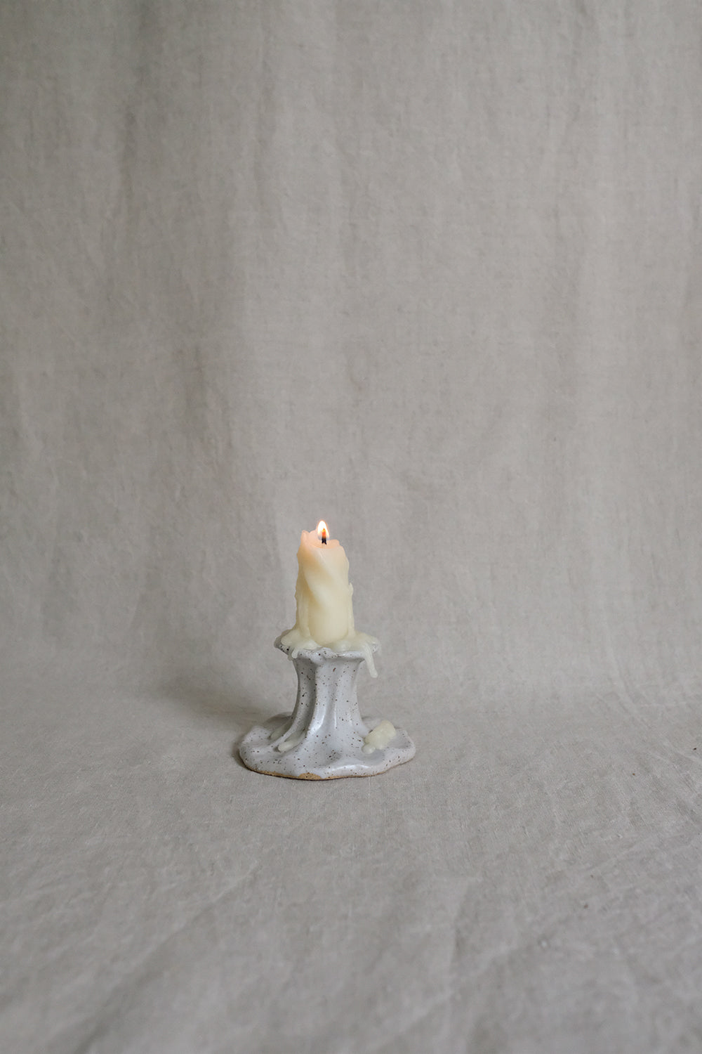 Handcrafted ceramic candlestick